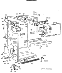 CABINET PARTS Diagram and Parts List for MTX18GASQRAD  General Electric Refrigerator