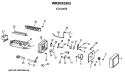 WR30X0303 Diagram and Parts List for MSG20GWTCWH  General Electric Refrigerator