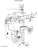 FRESH FOOD SECTION Diagram and Parts List for MSK27DHTCWH  General Electric Refrigerator