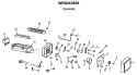 ICEMAKER Diagram and Parts List for MSK27DHTCWH  General Electric Refrigerator