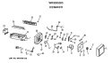 ICEMAKER Diagram and Parts List for MSG20GWVAWH  General Electric Refrigerator