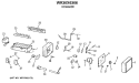 ICEMAKER Diagram and Parts List for MTX18GISWRWH  General Electric Refrigerator