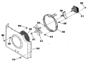 Section Diagram and Parts List for ZEK756GP6BG  General Electric Wall Oven