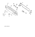 Part Location Diagram of WE19X1003 GE END CAP Right Hand  AD