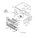 CONTROL PANEL Diagram and Parts List for JKP56AW1AA  General Electric Wall Oven