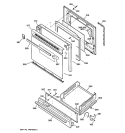 DOOR & DRAWER PARTS Diagram and Parts List for JGBS23DEW2AD  General Electric Range