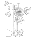 Part Location Diagram of WR17X3031 GE BASE GRILLE NON-DISPLAY