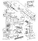 FREEZER SECTION Diagram and Parts List for TFZ22JRYDWW  General Electric Refrigerator