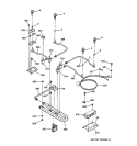 GAS & BURNER PARTS Diagram and Parts List for JGP626AEV2AA  General Electric Cooktop