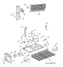 UNIT PARTS Diagram and Parts List for CTX21GIBBRAA  Hotpoint Refrigerator