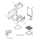 Part Location Diagram of WB63X10003 GE PANEL BODY RH White