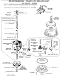 TRANSMISSION - COMPLETE BREAKDOWN Diagram and Parts List for WWA5412GAL  General Electric Washer