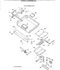 GAS & BURNER PARTS Diagram and Parts List for JGBP80MEV2BC  General Electric Range