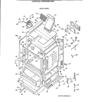 BODY PARTS Diagram and Parts List for JGBP80MEV2BC  General Electric Range