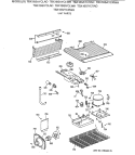 UNIT PARTS Diagram and Parts List for TBX16SIYCRAD  General Electric Refrigerator