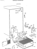 UNIT PARTS Diagram and Parts List for TPX24SRYABS  General Electric Refrigerator