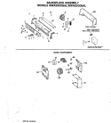 BACKSPLASH ASSEMBLY Diagram and Parts List for WWA8360BAL  General Electric Washer