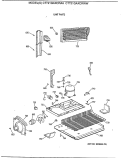 UNIT PARTS Diagram and Parts List for CTT21GAXCRAA  Hotpoint Refrigerator