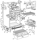 Part Location Diagram of WR17X2249 GE SUPPORT RAIL VP COVER