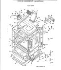 BODY PARTS Diagram and Parts List for LGB336GEV2WH  General Electric Range