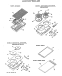 Part Location Diagram of JXDD44R GE Griddle