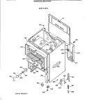 BODY PARTS Diagram and Parts List for JBS17GV3  General Electric Range