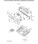 COOKTOP Diagram and Parts List for JGBP30AEV3AA  General Electric Range