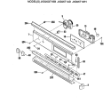 Section Diagram and Parts List for JKS05GT1BB  General Electric Wall Oven