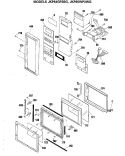 Part Location Diagram of WB07K5141 GE ESCUTCHN BAS