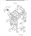 BODY PARTS Diagram and Parts List for JBP75AV3  General Electric Range