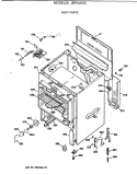 BODY PARTS Diagram and Parts List for JBP23GV2  General Electric Range
