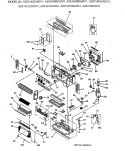 Section Diagram and Parts List for AZ51H06DADV1  General Electric Air Conditioner