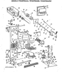 Section Diagram and Parts List for TFH22PRSAAA  General Electric Refrigerator