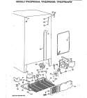 Section Diagram and Parts List for TFH22PRSAAA  General Electric Refrigerator