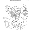 Part Location Diagram of WB02X5019 GE OV Door SPRING