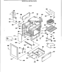 BODY Diagram and Parts List for RB756GT2WW  Hotpoint Range