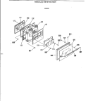DOOR Diagram and Parts List for RB757WT2WW  Hotpoint Range