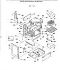 BODY PARTS Diagram and Parts List for RB755GT2AD  Hotpoint Range
