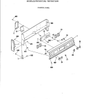 CONTROL PANEL Diagram and Parts List for RB755GT2AD  Hotpoint Range