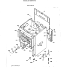BODY PARTS Diagram and Parts List for RB534GV3  Hotpoint Range