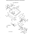 GAS & BURNER PARTS Diagram and Parts List for RGB745GEV2AD  Hotpoint Range