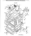 BODY PARTS Diagram and Parts List for RGB745GEV2AD  Hotpoint Range