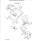 GAS & BURNER PARTS Diagram and Parts List for RGB745SEV2WH  Hotpoint Range