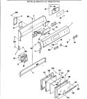 Part Location Diagram of WB18K5500 GE WIRE HARNESS, MAIN TOP WITH BLOCKS