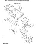 BURNER & GAS PARTS Diagram and Parts List for RGB745WET2WW  Hotpoint Range