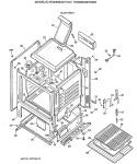 BODY PARTS Diagram and Parts List for RGB535GET2AD  Hotpoint Range