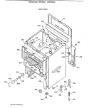 BODY PARTS Diagram and Parts List for RB536V1  Hotpoint Range