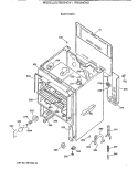 BODY PARTS Diagram and Parts List for RB534GV1  Hotpoint Range