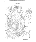 BODY PARTS Diagram and Parts List for RGB745SEV1AD  Hotpoint Range