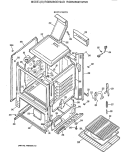 BODY PARTS Diagram and Parts List for RGB628GEV2WH  Hotpoint Range